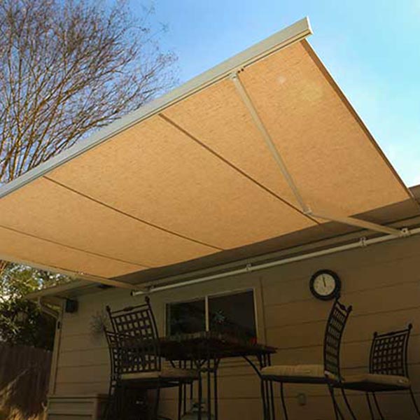 Awnings at backyard